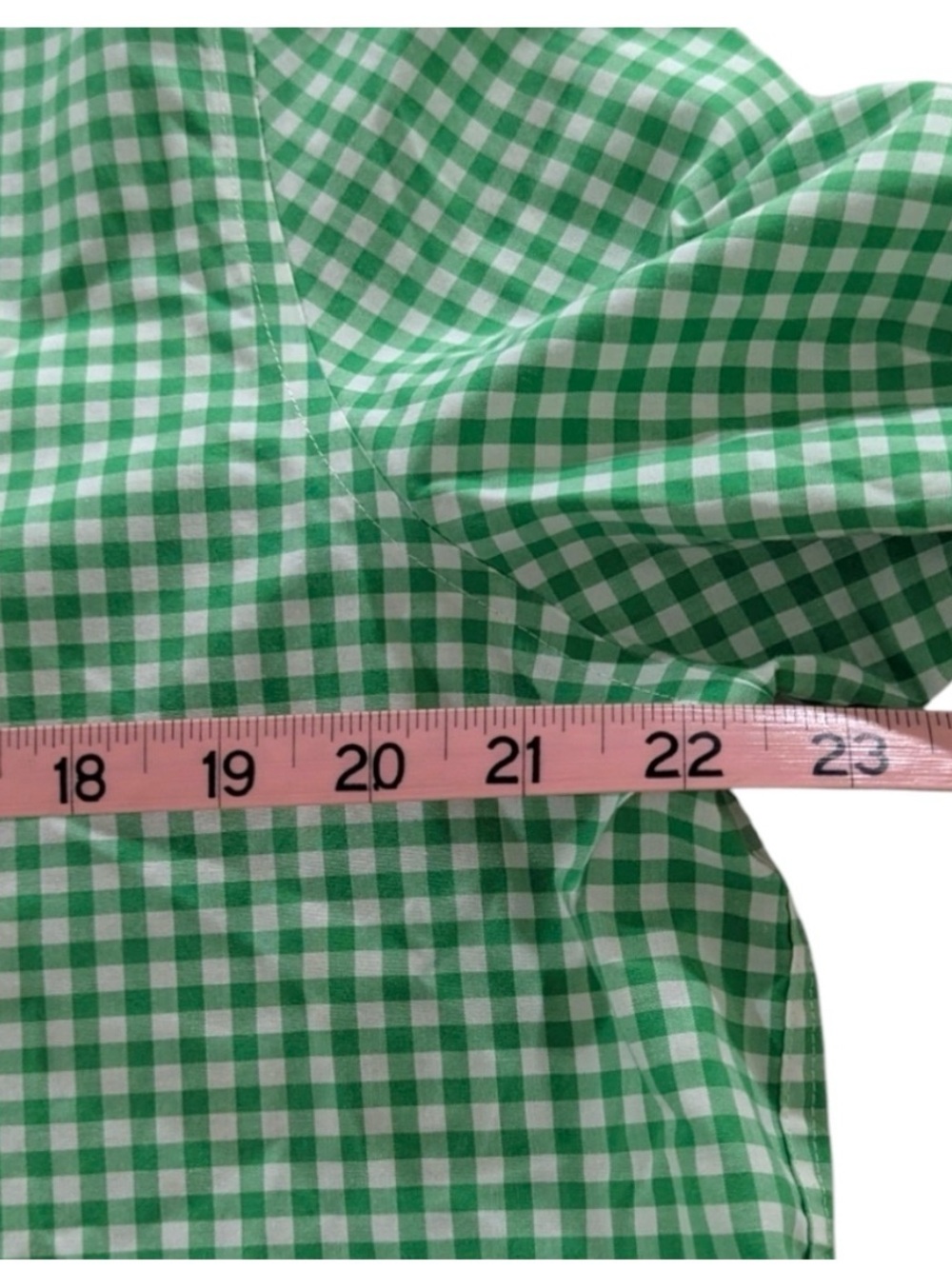 Ralph Lauren Green Gingham Button-Down Shirt - Women - Picture 10 of 12